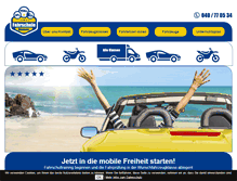 Tablet Screenshot of fahrschulehansen.de
